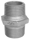 FISCHER GEORG FITTINGS 770280202 Doppelnippel Fig. 280 1/4" Stahl (VZ Ausführung = galvanisch VZ)  Verpackungseinheit:1ST