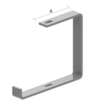 VERGOKAN OBZ180.100 C-Bügel H=180 B=100 0,3 kN elektrolytisc h verzinkt  Verpackungseinheit:1ST