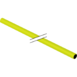 GEBERIT 39115 GE Mapress Systemrohr Gas 1.4401 ES d28 x 1,2mm L6m Kunststoffmantel gelb  Verpackungseinheit:6M