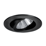 BRUMBERG 12261083 LED-Einbaustrahler rund, DA=68mm schwenkbar,  350mA 2700K, schwarz  Verpackungseinheit:1ST