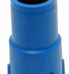 OTTO HAAS 3379 Haas Baustopfen mit Messing-Gewinde, 1/2" und F+E Ventil blau, Nr.3379  Verpackungseinheit:1ST