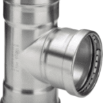 VIEGA 483 005 Viega Sanpress Inox XL-T-Stück mit SC-Contur Stahl nichtrostend, Modell 2318XL VdS-Zulassung d1: 76,1 d2: 22 d3: 76,1 2318XL Verpackungseinheit:1ST