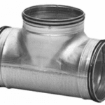 ALVA ALT250100LD ALVA T-Stück verz.Blech DN250/100 mit Lippendichtungen  Verpackungseinheit:1ST