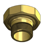 ALVA ALVERS2540 ALVA Verschraubung 11/2"ÜM - 1"AG Messing u. flachdicht. AG  Verpackungseinheit:1ST