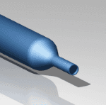 CIMCO 181674 Schrumpfschlauch 2:1, blau, dünnwandig, Ø 9,5/4,5 mm, Länge 6,5 m  Verpackungseinheit:1ST