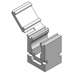 MEFA 0401129 Rohrclip Clipmaster einzel, 12 mm Polyamid 6  Verpackungseinheit:1ST