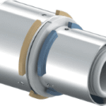 UPONOR 1046406 Uponor S-Press Verbund Kupplung red. PPSU 50-40  Verpackungseinheit:1ST