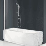 ALVA AQDUVA1W ALVA Varia Wannenwand 1-teilig 150x70cm, Glas ESG, Weiß  Verpackungseinheit:1ST