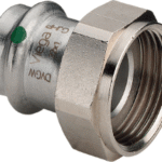 VIEGA 437 633 Viega Sanpress Inox-Anschlussverschraubung mit SC-Contur Stahl nichtrostend, Modell 2363 VdS-Zulassung d: 28 G: 1 2363 Verpackungseinheit:1ST