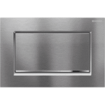 GEBERIT 115.893.KX.1 GE Betaetigungspl. Sigma10 Spuel/Stopp verschraubbar, ES/glanz/ES, square  Verpackungseinheit:1ST