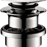 HANSGROHE 50100000 hansgrohe Ablaufgarnitur Push-Open für Waschtisch- und Bidetmischer, Chrom 50100XXX Verpackungseinheit:1ST