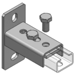 MEFA 080213402 Halter C-Profil 35 längs für C-Profil 35 Stex 35 gvz  Verpackungseinheit:1ST