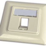 ALVA KSLD-1-DESIGN Keystone Leerdose 1 Modul, Unterteil mit Schalterprogrammen kombinierbar  Verpackungseinheit:1ST