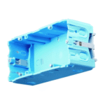 GGK 1280 Geräteeinbaudose 2-fach blau für LFG u. FB Kanäle GED 50X2 Verpackungseinheit:1ST