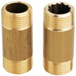 ALVA ACMS3530.6/4120 ALVA Rohrnippel Fig.6-3530 6/4"x120mm, Messing  Verpackungseinheit:1ST