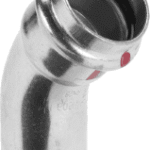 VIEGA 558 369 Viega Prestabo-Bogen 45° mit SC-Contur Stahl unlegiert, verzinkt, Modell 1126.1 VdS-Zulassung d: 28 1126,1 Verpackungseinheit:1ST