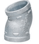 VICTAULIC F00120030ZZG000 88.9 mm/3" No 12 22.5° Bogen Verzinkt Schwanenhals  Verpackungseinheit:1ST