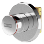 KWC AUSTRIA 2030034416 KP Selbstschluss-Durchgangsventil, F3, hydraulisch gesteuert, Fließzeit stufenlos einstellbar, ohne Mischung, Wandeinbaumontage mit schalldämmender Styropor-Ummantelung, sichtbare Teile Messing poliert verchromt, für Duschanlagen F3SV2003 Verpackungseinheit:1ST