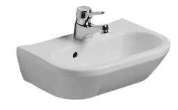 de09a7e3-a9ac-464a-a896-0d92a86d8ba4 LAUFEN H8150640000001 Laufen OBJECT 815064 Handwaschbecken Sanitärkeramik weiß 450x310 1 Hahnloch, mit Überlauf, Verpackungseinheit:1ST – Bild 1