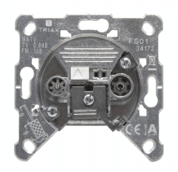 de4533b6-9658-4d67-b7c4-da5c7961c074 TRIAX 306191 2-fach Einzel-/Stichleitungsdose AD: 1 d 5-1000 MHz, TV+RF FS 01 Verpackungseinheit:1ST – Bild 1