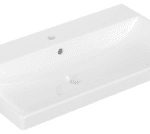 VILLEROY&BOCH 41568001 Villeroy & Boch Schrankwaschtisch Avento 415680, 800 x 470 mm, Rechteck, 1HL. mittleres Hahnloch durchgestochen, mit Überlauf, Weiß Alpin 415680 Verpackungseinheit:1ST