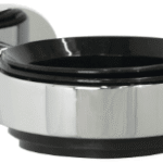 ALVA AQASORHAAR ALVA Ora Halter f. Haartrock. zum Kleben,inkl. 2 Kunststoff-Einsätze,Chrom  Verpackungseinheit:1ST