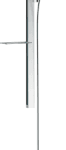HANSGROHE 27671000 hansgrohe Rainfinity Brauseset 130 3jet mit Brausestange 90 cm und Ablage, Chrom 27671XXX Verpackungseinheit:1ST