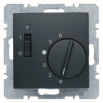 BERKER 20301606 S.1/B.x Raumtemperaturregler mit Schalter 230 V anthrazit matt  Verpackungseinheit:1ST