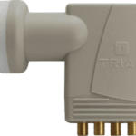 TRIAX 304874 Universal Quad LNB, 4 Ausgänge 4 Teilnehmer TQD 404 GOLD Verpackungseinheit:1ST