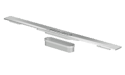 e16b7677-01cf-48d8-a1e4-5c0ffe7a0d7e ALVA AQBFAUDRP100 ALVA Aura Duschrinnenprofil inkl. Rost, ohne Ablauf, 1000x55mm,Edelstahl Verpackungseinheit:1ST – Bild 1