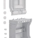 HAGER VE106D Kleinvert.,vector,APV,IP65,6PLE  Verpackungseinheit:1ST