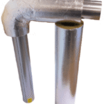 ALVA ALBI130 ALVA Rauchrohrisolierung Ø 130 mm, 90°, mit Alufoliemantel  Verpackungseinheit:1ST