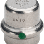 VIEGA 452 865 Viega Sanpress Inox-Kappe mit SC-Contur Stahl nichtrostend, Modell 2356 d: 18 2356 Verpackungseinheit:1ST