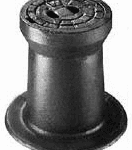 ALVA ARTSTK4057N ALVA Straßenkappe Fig.147B Guss f.HA DIN4057/74 neu schwere Ausf.rund starr  Verpackungseinheit:1ST