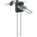 GEBERIT 650.233.00.1 GE FlowFit Anschlussbox Typ L d16mm, mit Befestigungsblech  Verpackungseinheit:1ST