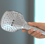 HANSGROHE 26521000 hansgrohe Raindance Select E Handbrause 120 3jet EcoSmart, Chrom 26521XXX Verpackungseinheit:1ST