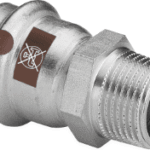 VIEGA 811 525 Viega Temponox-Übergangsstück  Stahl nichtrostend, Modell 1711  d: 18   R: ¾ 1711 Verpackungseinheit:1ST