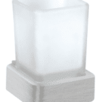 ALVA AQASAUGHS ALVA Aura Glas- und Seifenhalter ohne Glas bzw. Schale, Steel Line  Verpackungseinheit:1ST