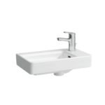 LAUFEN H8159540001041 Laufen PRO S 815954 Handwaschbecken unterbaufähig  Sanitärkeramik weiß 480x280x85 1 Hahnloch rechts mit Überlauf ,  asymmetrisch,  Becken links  Verpackungseinheit:1ST