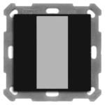 MDT BE-TA550406.02 KNX Taster 55 4-fach, Schwarz matt  Verpackungseinheit:1ST