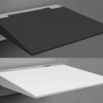 ALVA AQBFVADKSWC3 ALVA Varia Duschklappsitz ABS Sitz- fläche, 32x35,5cm, bis 160kg, Weiß/Chrom  Verpackungseinheit:1ST