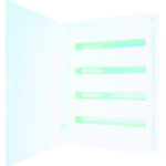 EATON 182467 2-Stufen Flachverteiler UP 5-reihig BF-U-2S-5/120-100 Verpackungseinheit:1ST