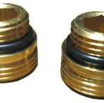 ALVA ALANP3/4.1/2 ALVA Anschlussnippel 1/2x3/4" blank flachdichtend mit O-Ring, per Paar  Verpackungseinheit:1ST