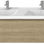 ALVA AQBMAMUS9W ALVA Amoa Unterschr.f.Doppel-WT AQKEIDDWT130, 1 Ausz.,128x48x46,7cm,Weiß  Verpackungseinheit:1ST