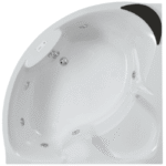 ALVA AQWWSPEW140B ALVA Spa Whirlwanne Eck-Duo 140x140cm, System Basic, Weiß  Verpackungseinheit:1ST