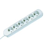 BACHMANN 381.247K SMART Tischsteckdose 6-fach weiß 1,5m Zuleitung  Verpackungseinheit:1ST