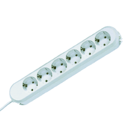 eb4f956c-1aab-4605-bcd0-51ca5fa675da BACHMANN 381.247K SMART Tischsteckdose 6-fach weiß 1,5m Zuleitung Verpackungseinheit:1ST – Bild 1