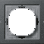 GIRA 021167 Rahmen 1fach TX44 (Unterputz IP44) anthrazit  Verpackungseinheit:1ST
