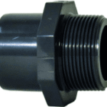 FISCHER GEORG 721910561 GF Übergangs-Muffennippel PVC-U d 50/63x2" AG  Verpackungseinheit:1ST