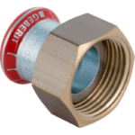 GEBERIT 25044 GE Mapress C-Stahl Uebergang mit Ueberwurfmutter MS d22mm x G1 1/4 verz.  Verpackungseinheit:1ST